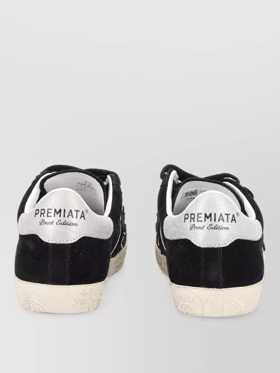 Premiata Leather Lace-Up Sneakers