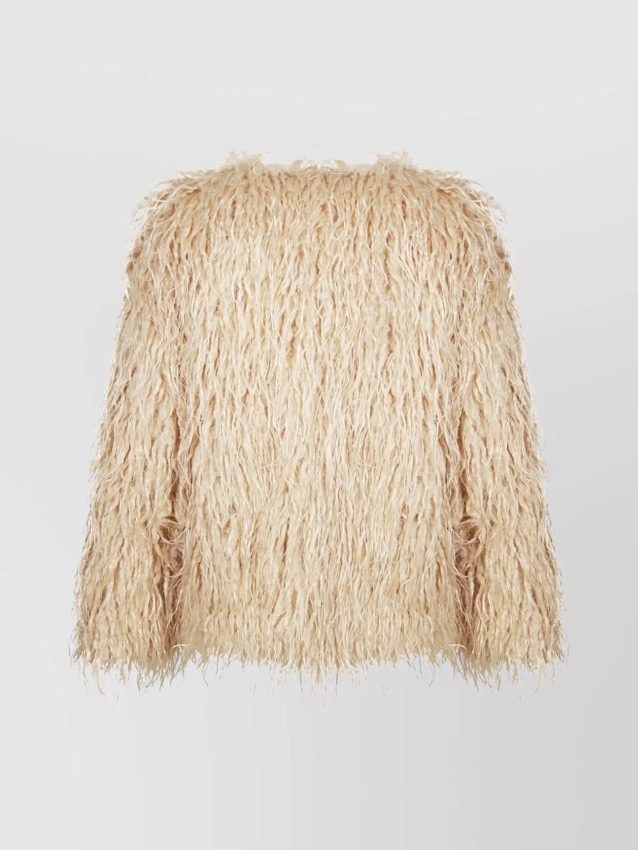 Forte Forte Faux Fur Mongolia Eco Jacket In Nude