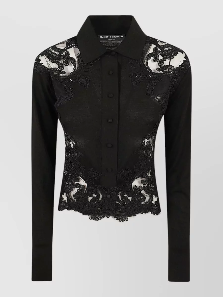 Ermanno Scervino wool knitted blouse