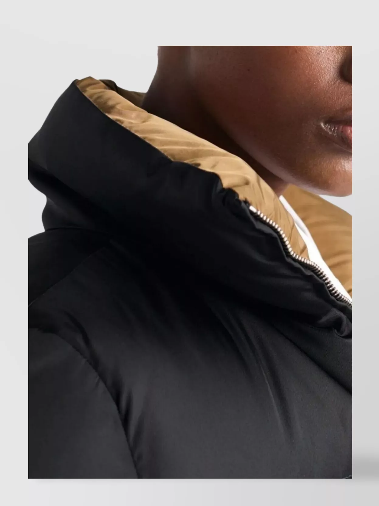 Prada Short Down Jacket Stand-Up Collar