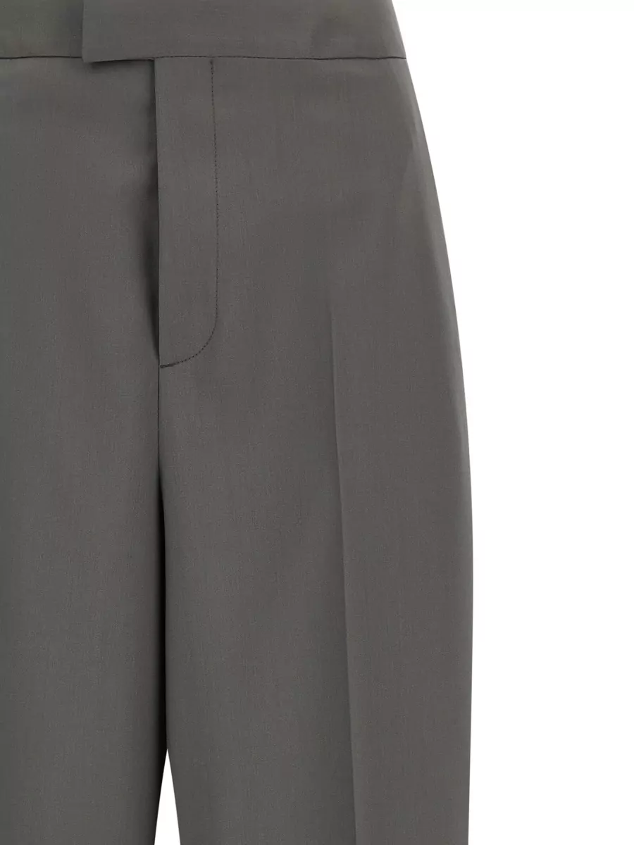 Armarium Virgin Wool Wide-Leg Tailored Trousers