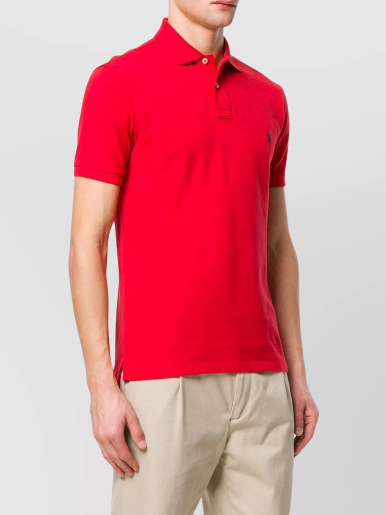 Ralph Lauren Polo Shirt With Short Sleeves And Collar