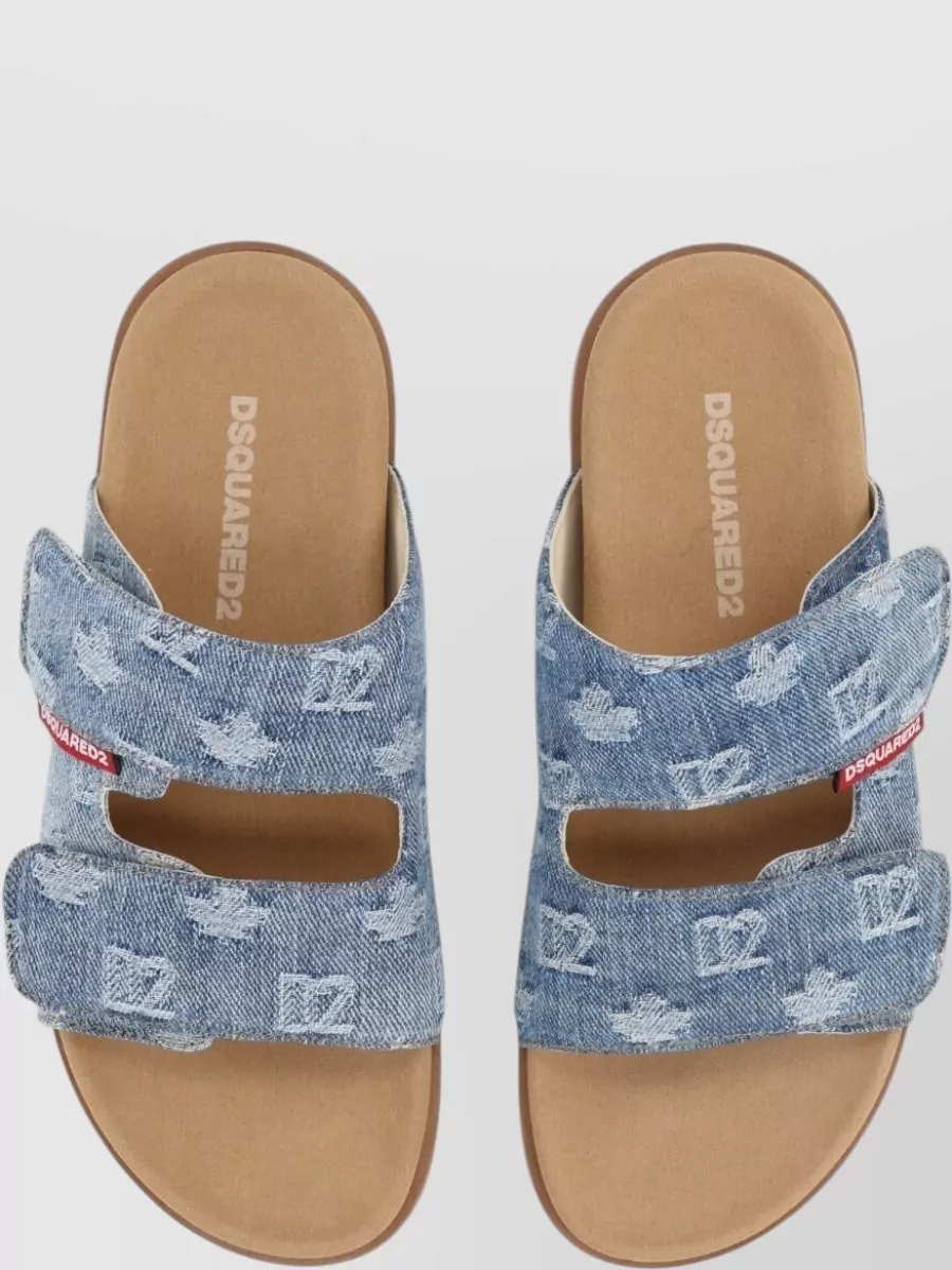 Dsquared2 double strap sandals