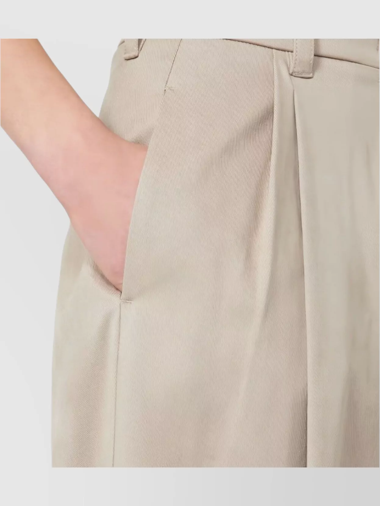 S Max Mara Tailored Trousers With Pleated Design And Pockets