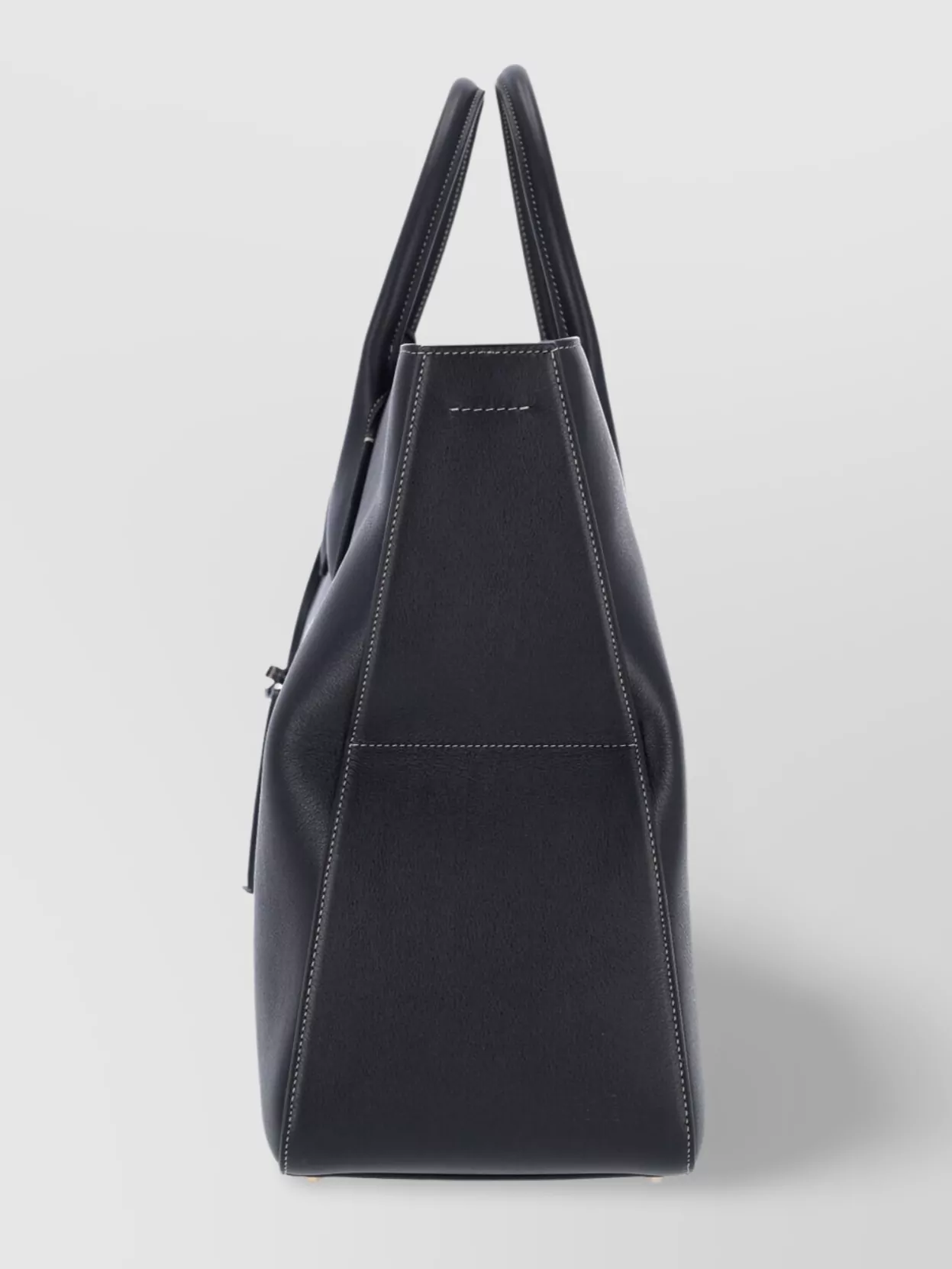 Ferragamo Tote Bag With Detachable Strap And Metal Feet
