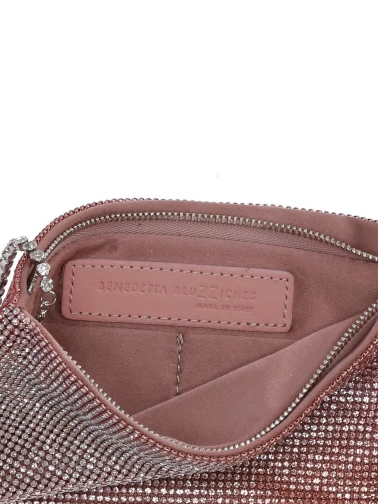 Benedetta Bruzziches Rhinestone Chain Strap Shoulder Bag