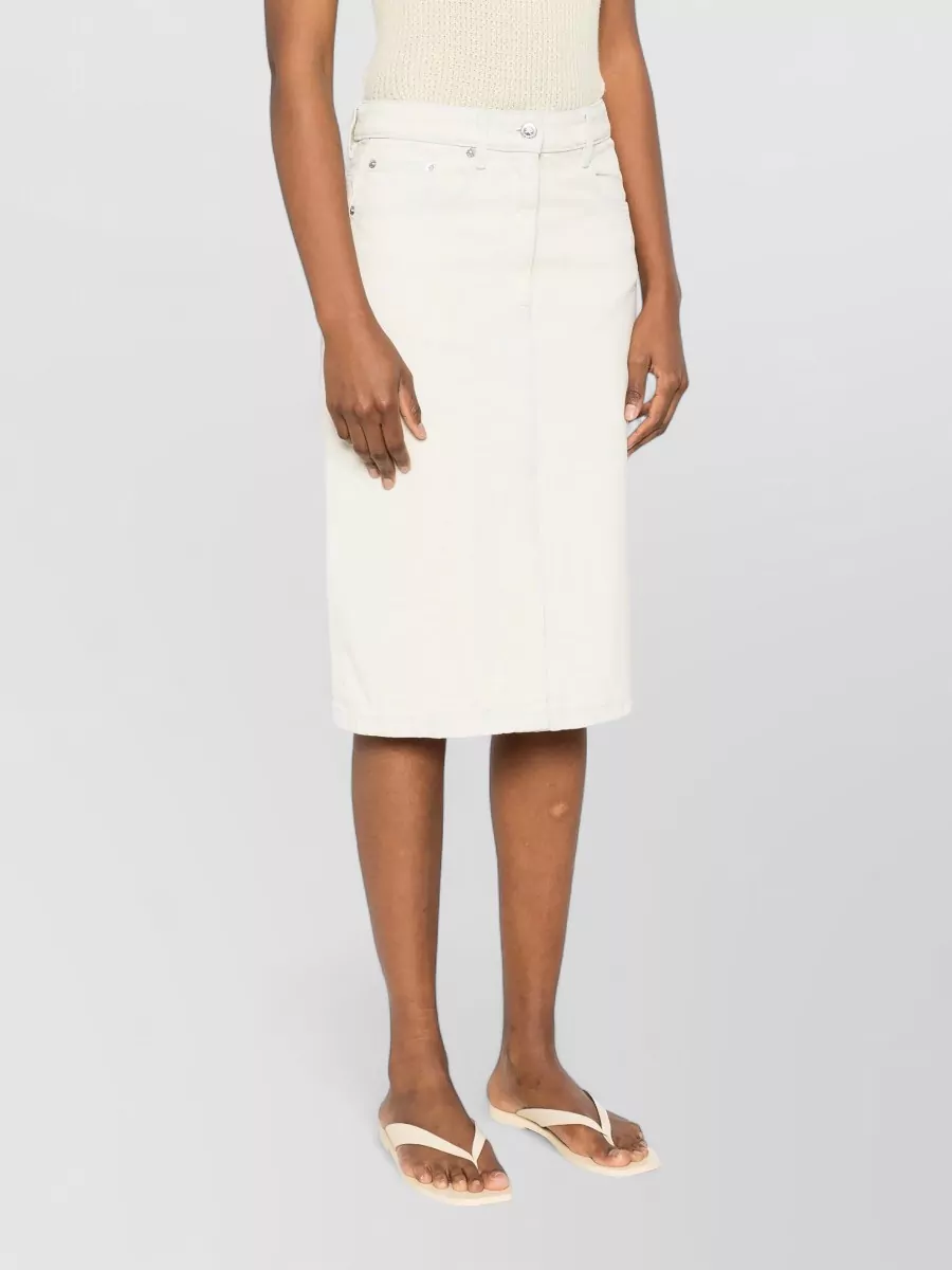 A.p.c. Denim Midi Straight Skirt