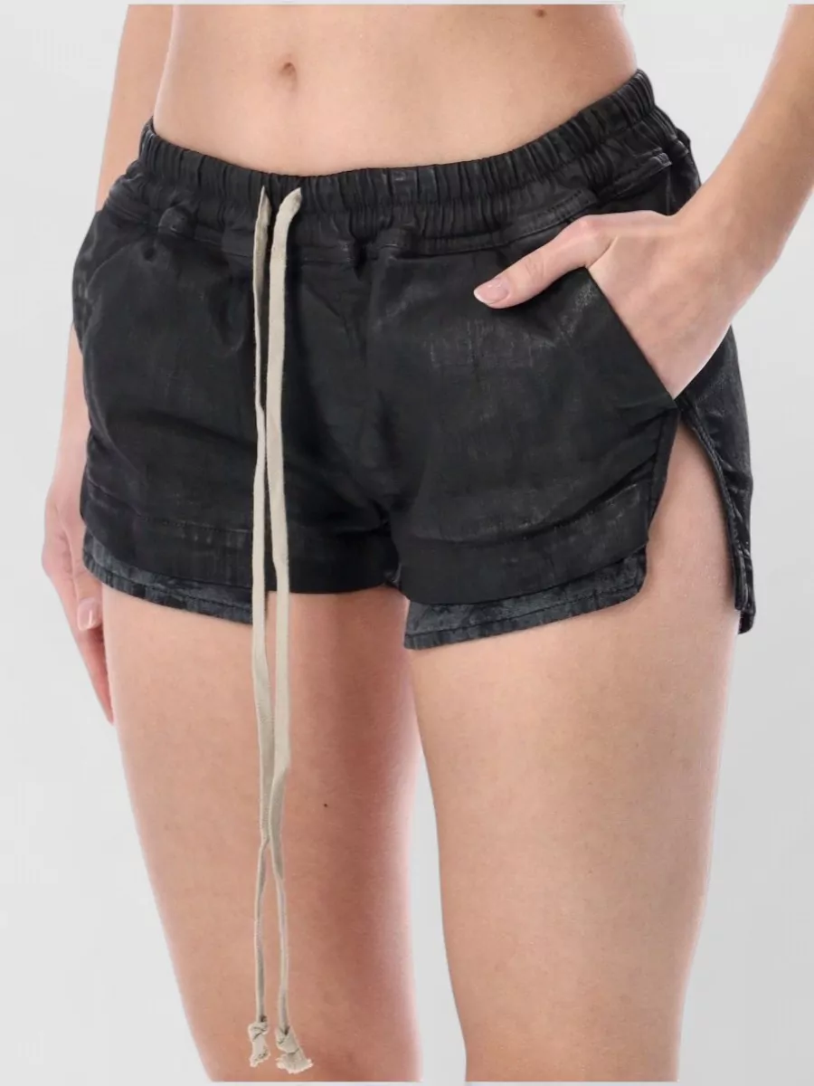 Rick Owens Drkshdw High Cut Denim Boxer Shorts