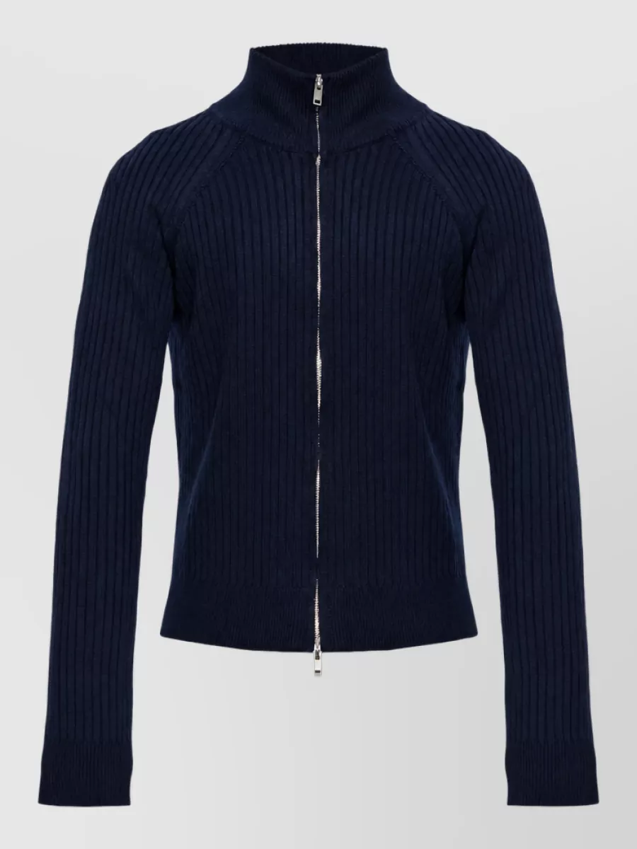 Isabel Marant Wool ribbed zip-up cardigan