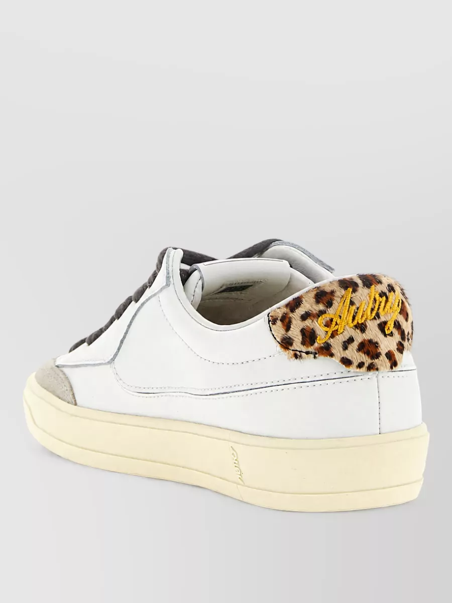 Autry Leather Windscape Low Lace-Up Sneakers