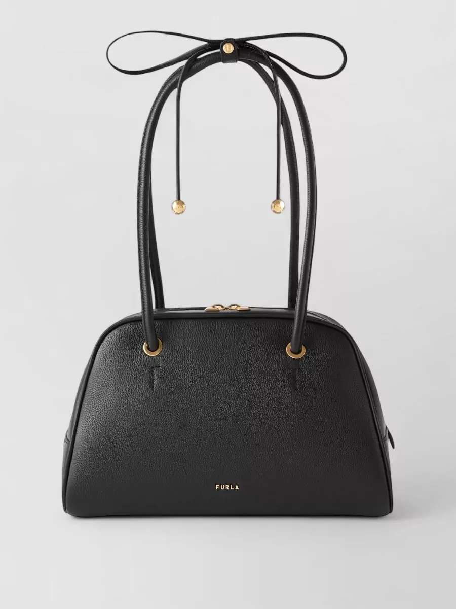 Furla Poppy m leather shoulder bag