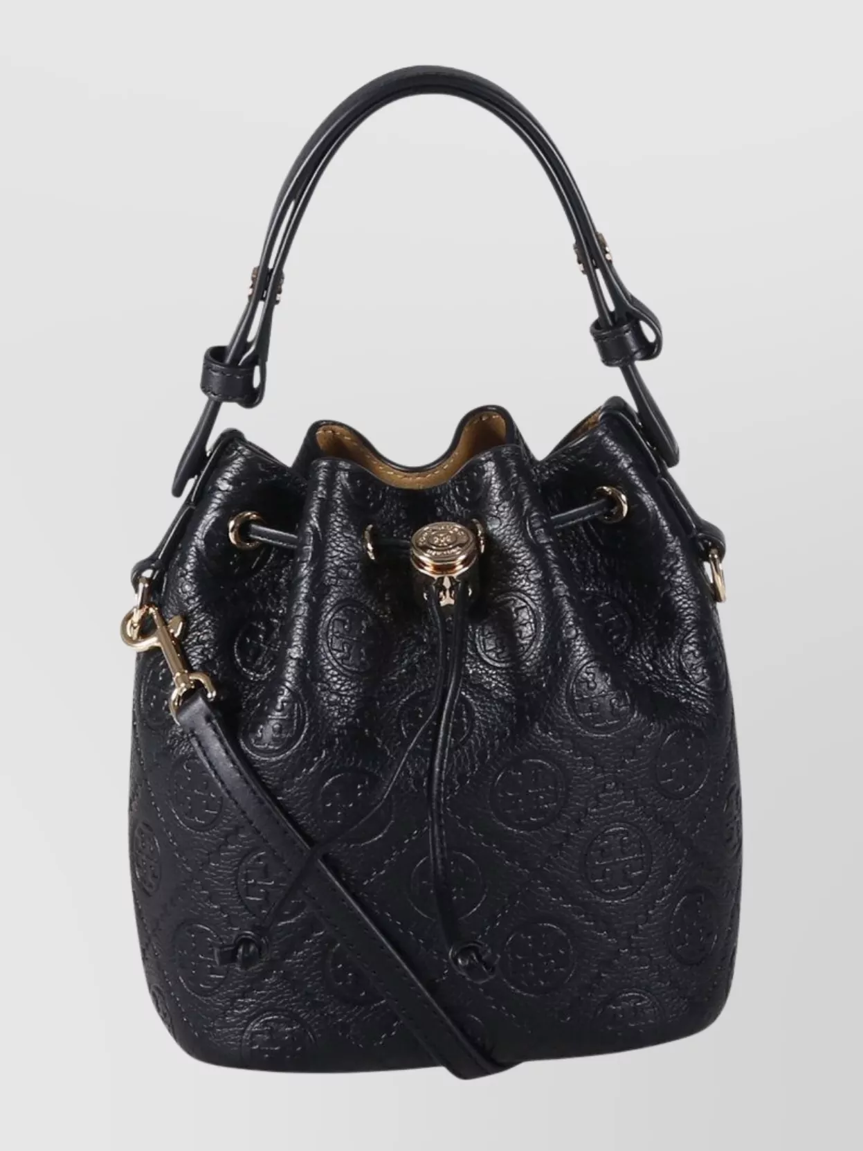 Tory Burch Mini Bucket Bag Monogram Design