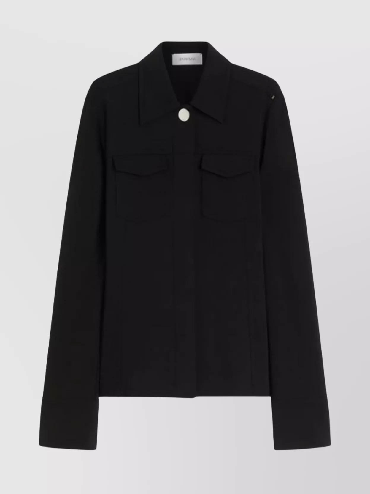 Sportmax Tailored Suit With Relaxed Fit And Vertical Cuts In Black