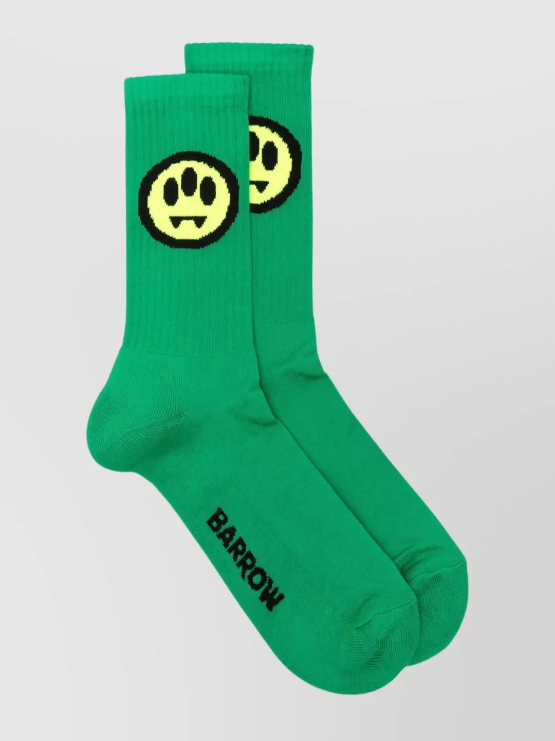 Shop Barrow Logo Socks With Contrast Toe And Heel