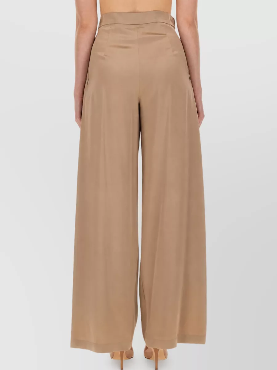 Max Mara Silk Wide-Leg Trousers