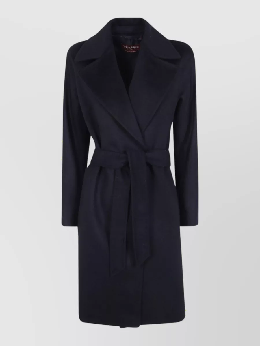 S Max Mara virgin wool belted coat
