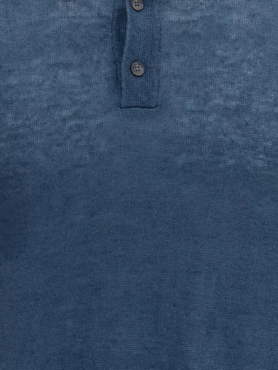 Roberto Collina Linen Polo Shirt