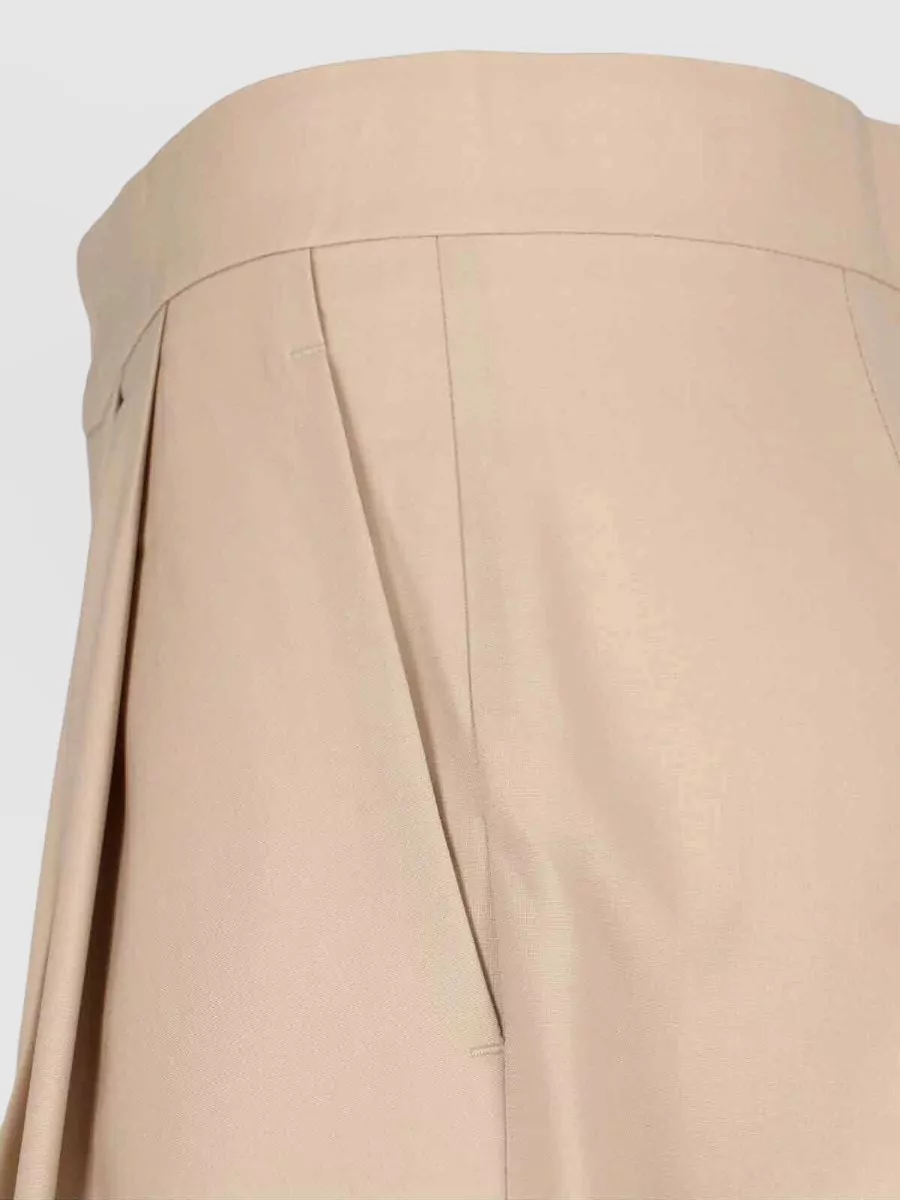 Sa Su Phi Wool Straight-Leg Wide-Leg Trousers