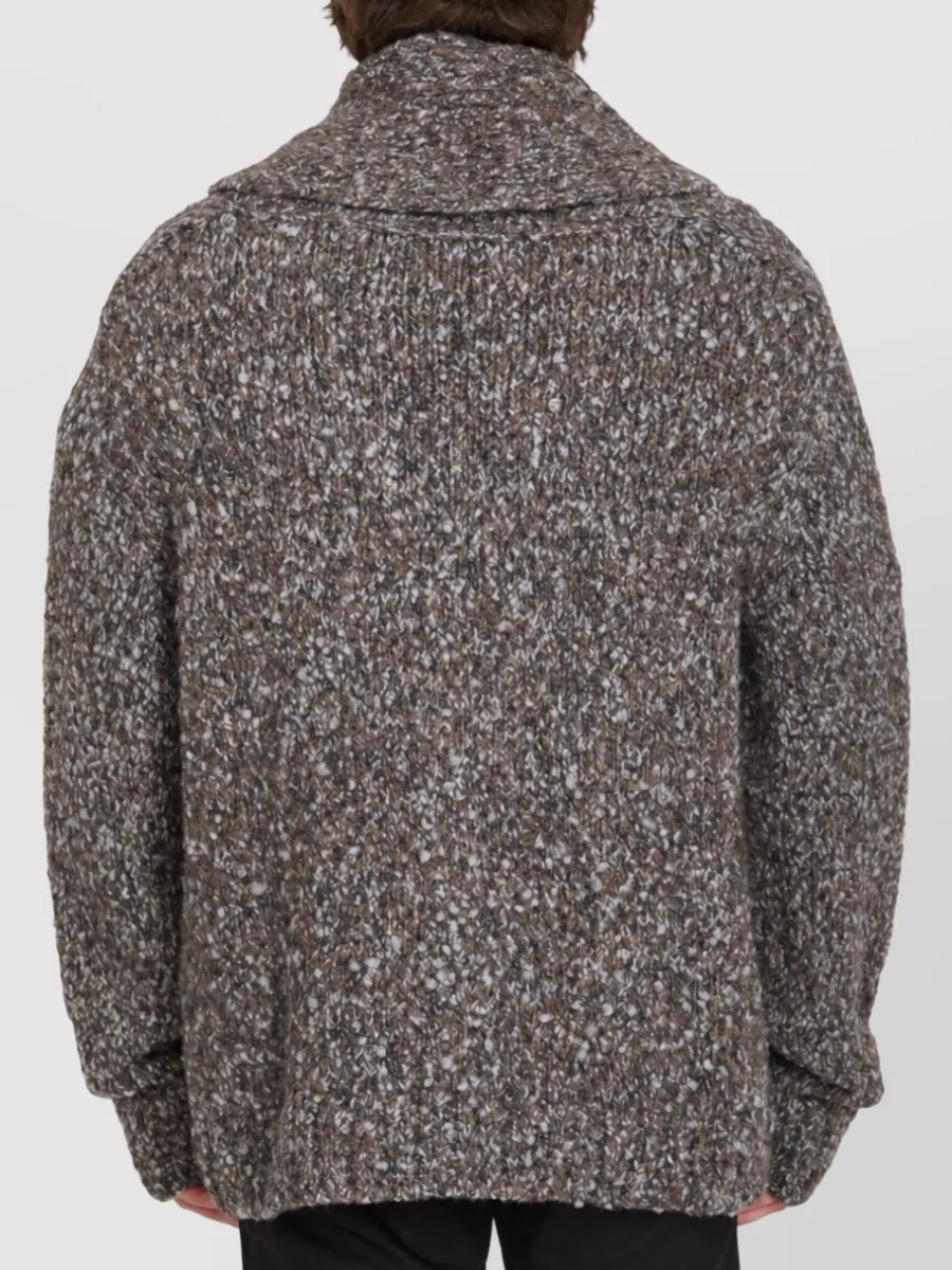 Bottega Veneta Alpaca Leather Cardigan