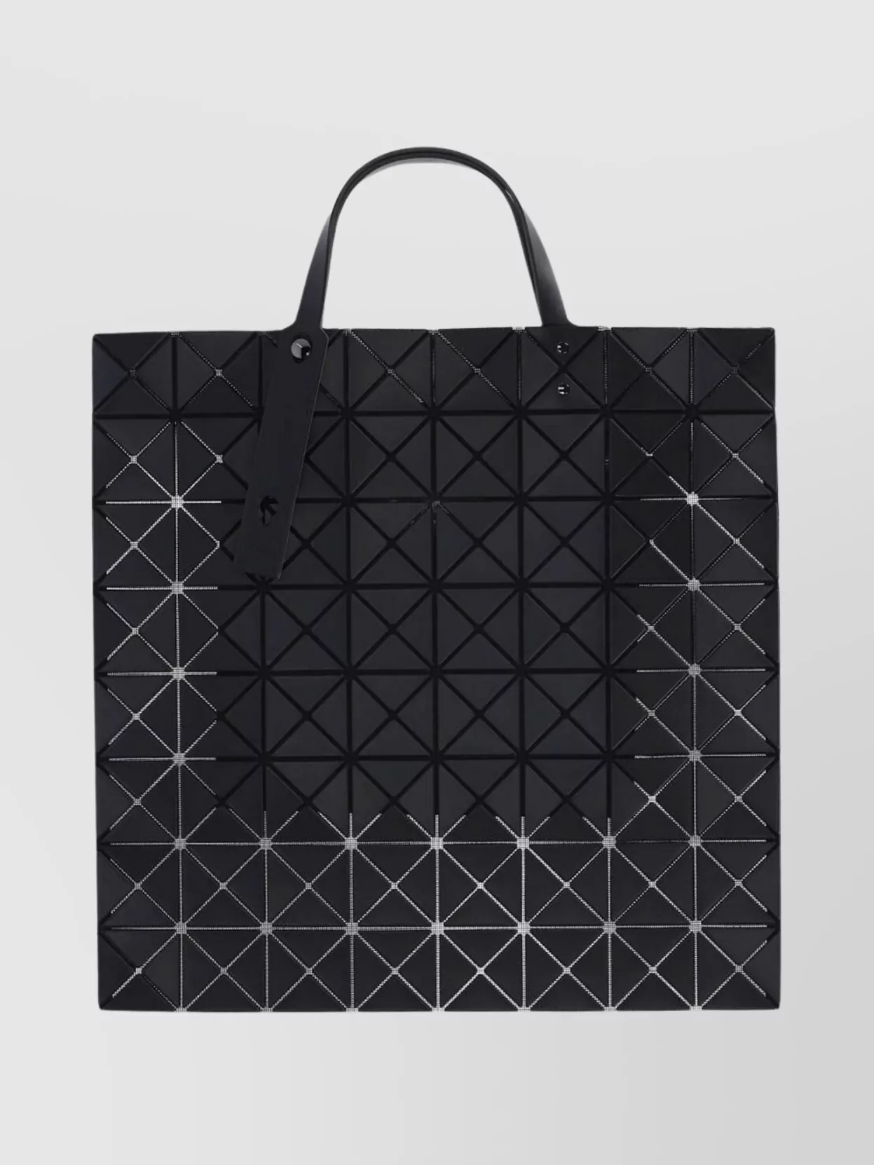 Bao Bao Issey Miyake Geometric Design Tote Bag With Top Handles In Black