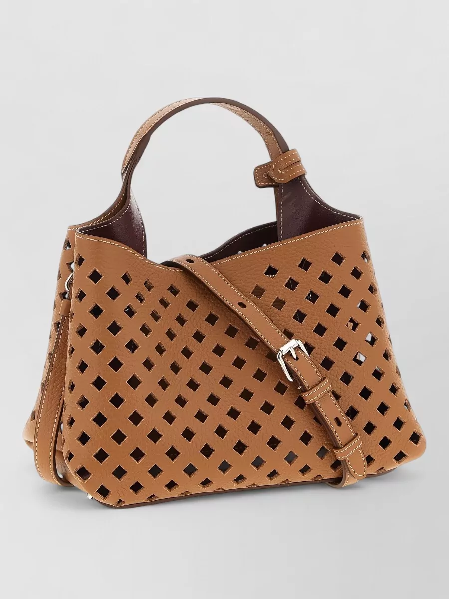 Tod's Apa Micro Crossbody Bag Cut Out Handle Strap