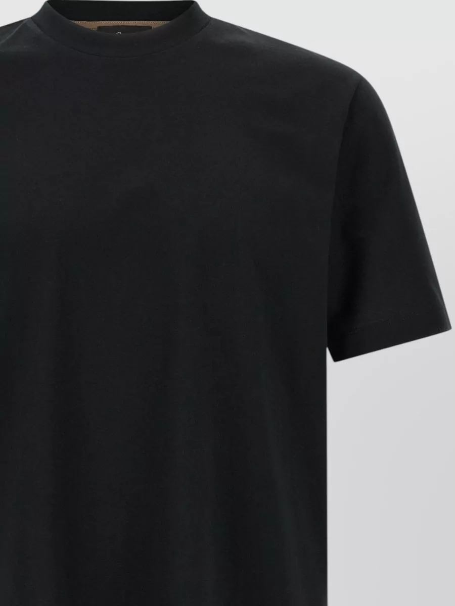 Brioni Cotton Crew Neck Short Sleeve T-Shirt