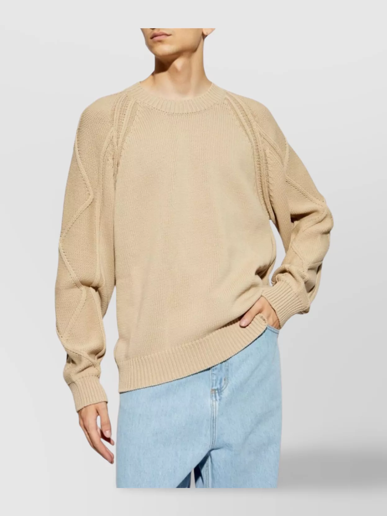 Kenzo Crewneck Floral Appliqué Sweater