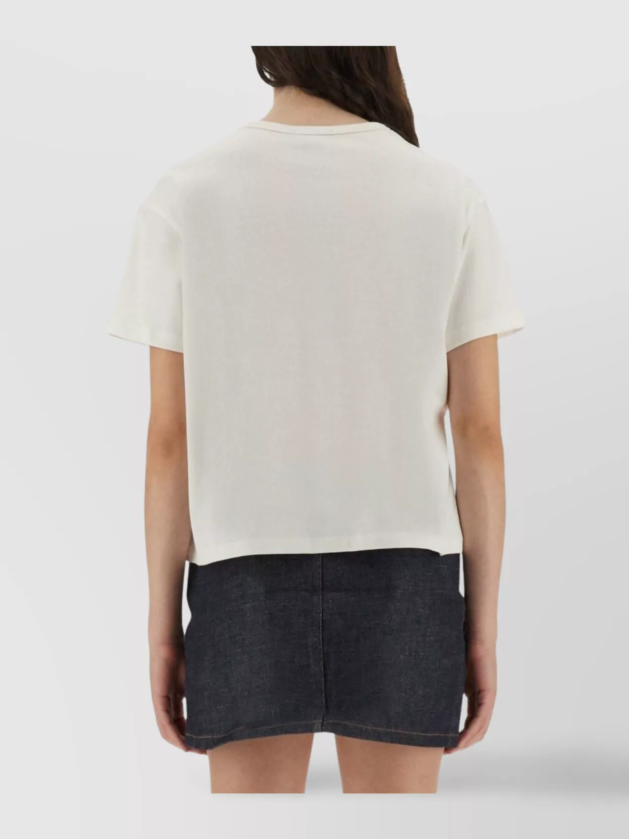 Apc Vpc Boxy Fit Crew Neck T-shirt In White