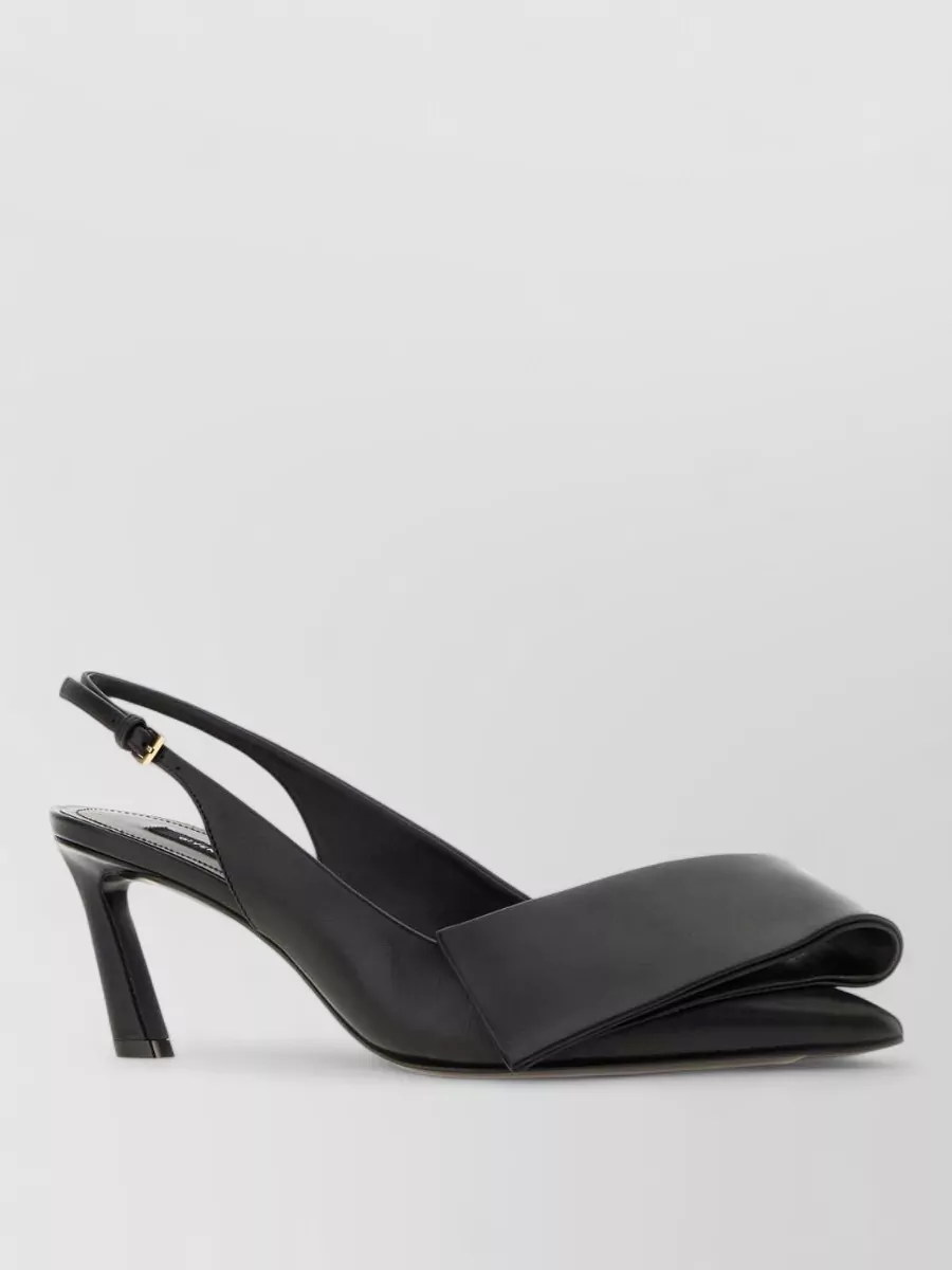 Givenchy leather twisted ribbon pumps