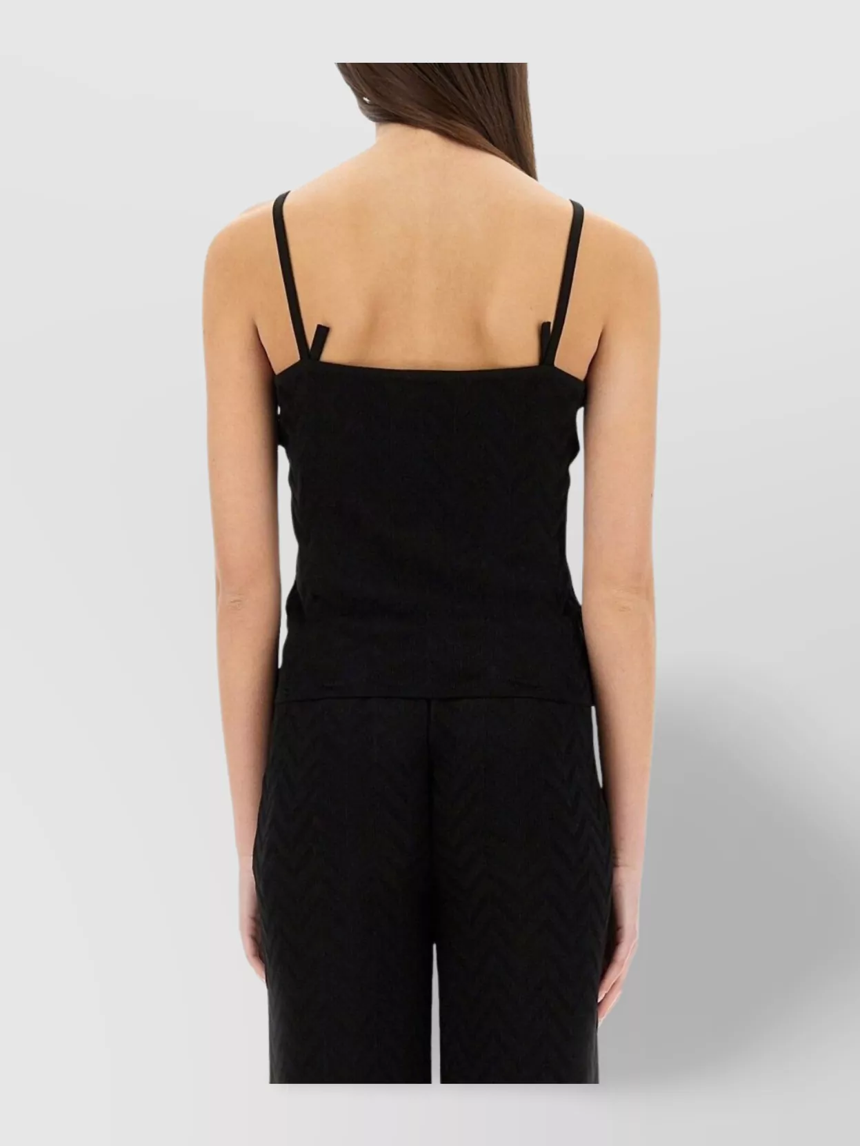 Shop Missoni Chevron Pattern Sleeveless Top