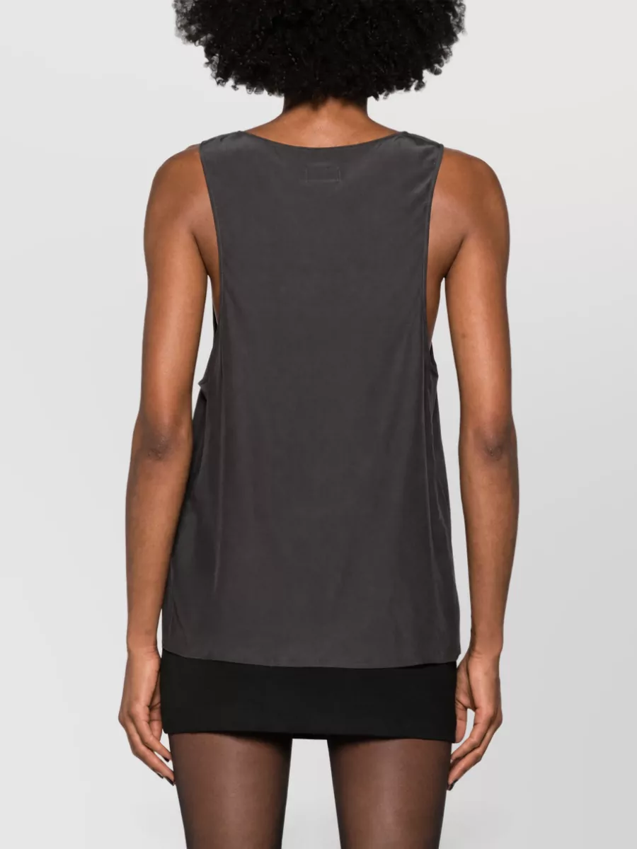 Saint Laurent Silk Tank Top