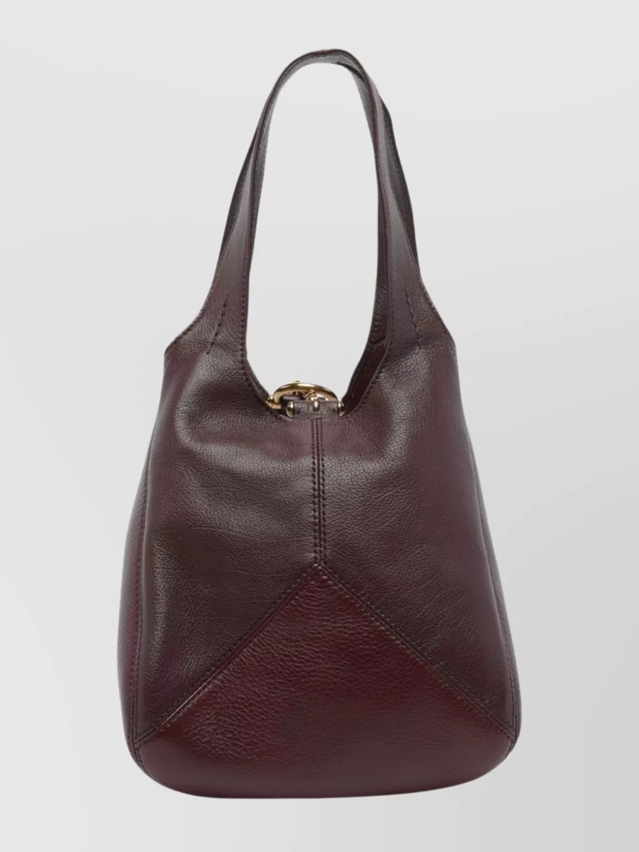 Chloé Small Leather Hobo Bag With Chain Detail