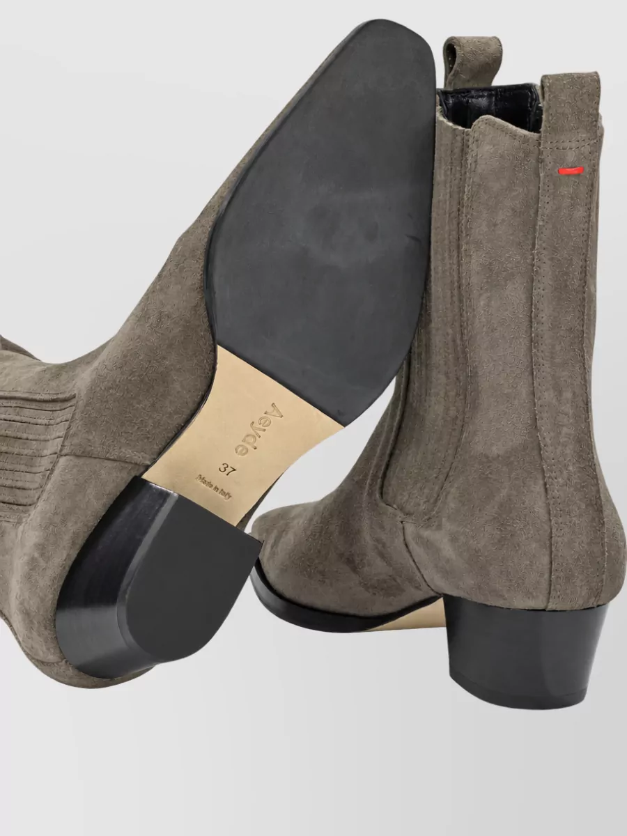Aeyde Suede Leather Ankle Boots