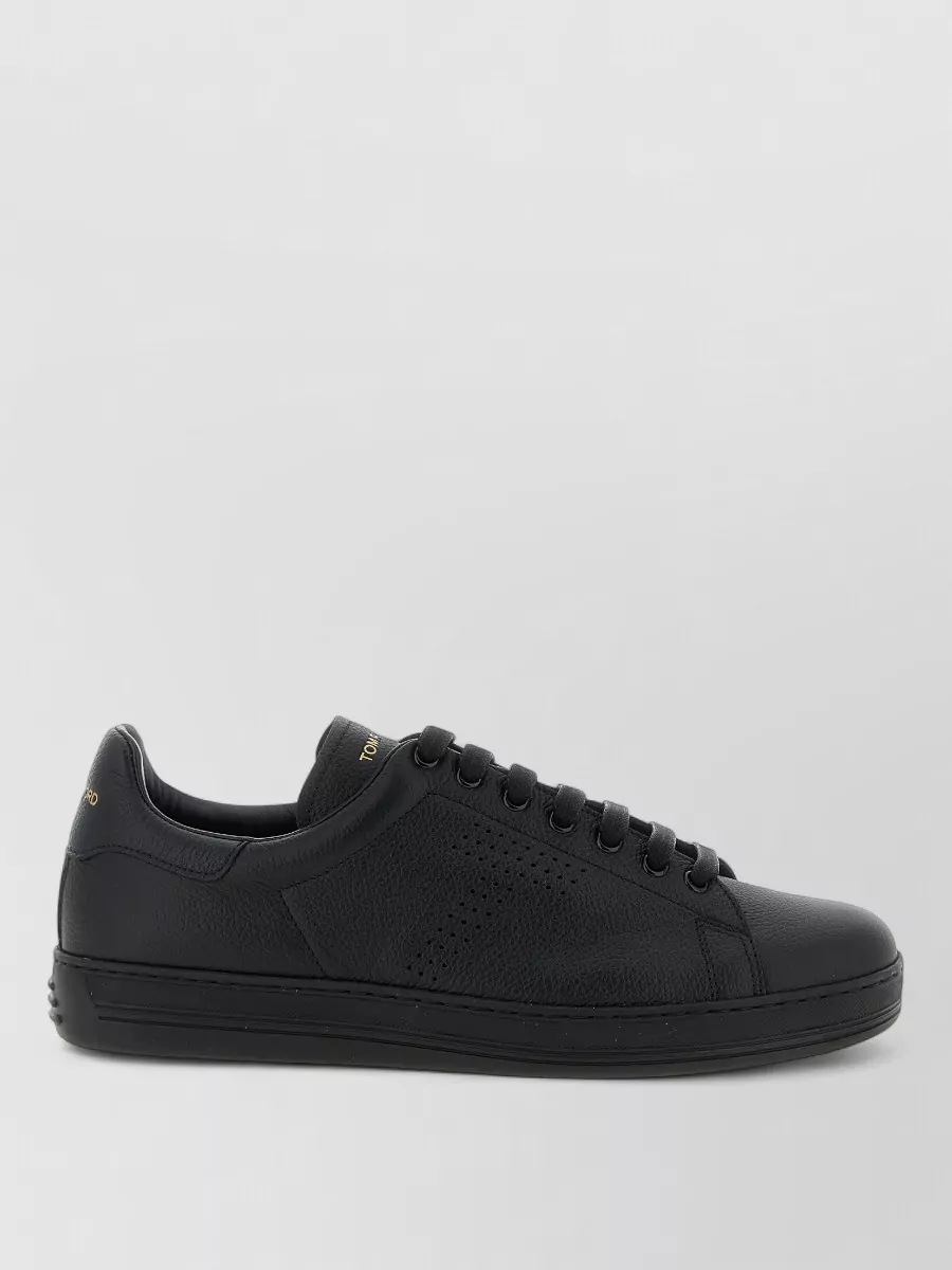 Tom Ford Warwick Sneakers Flat Sole Round Toe