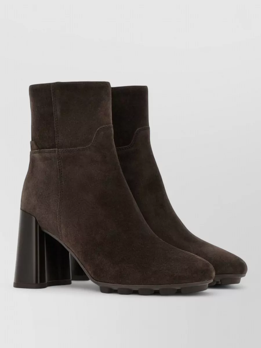Hogan Leather Ankle Boots