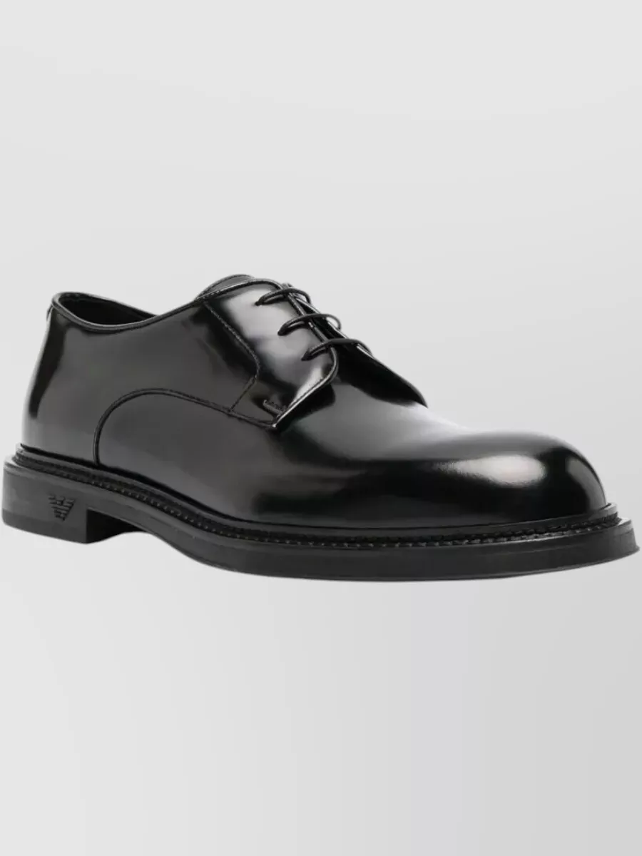 Emporio Armani Leather Derby Shoes