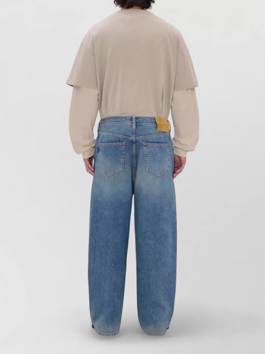 Haikure Ray Loose Wide Leg Denim Trousers