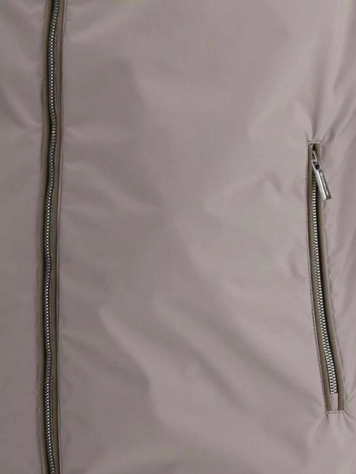 Moorer Padded Jacket With Plush Sleeves And Hood