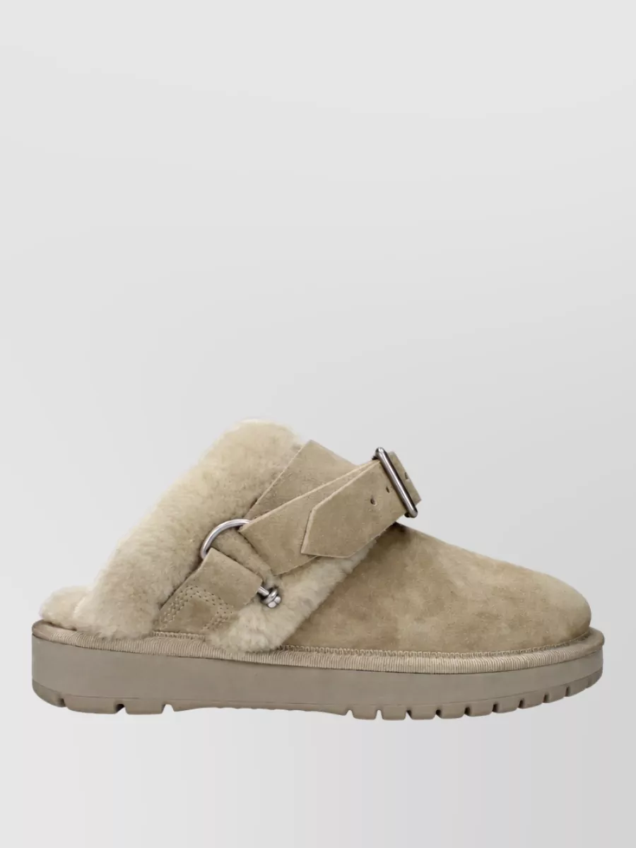 Burberry Suede Leather Slippers