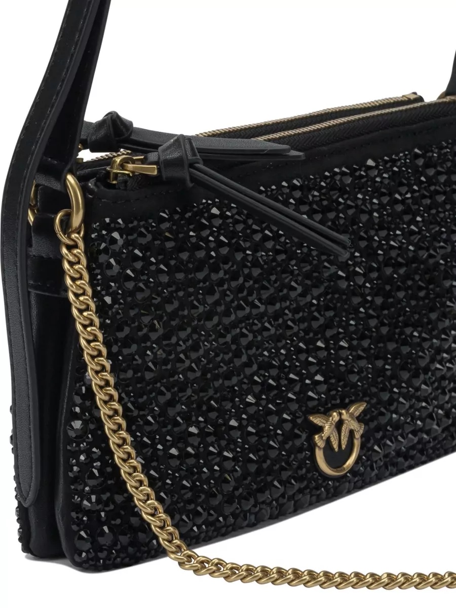 Pinko Love Bag Mini Leather Shoulder Bag