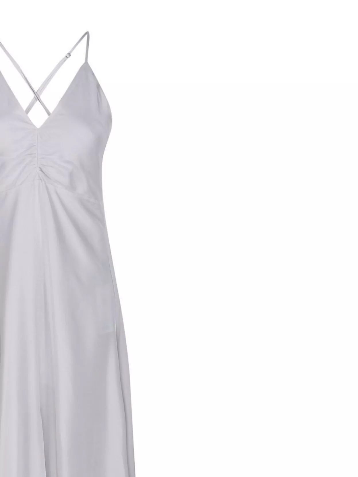Shop Forte Forte Back-crossed Flowing Silhouette Dress