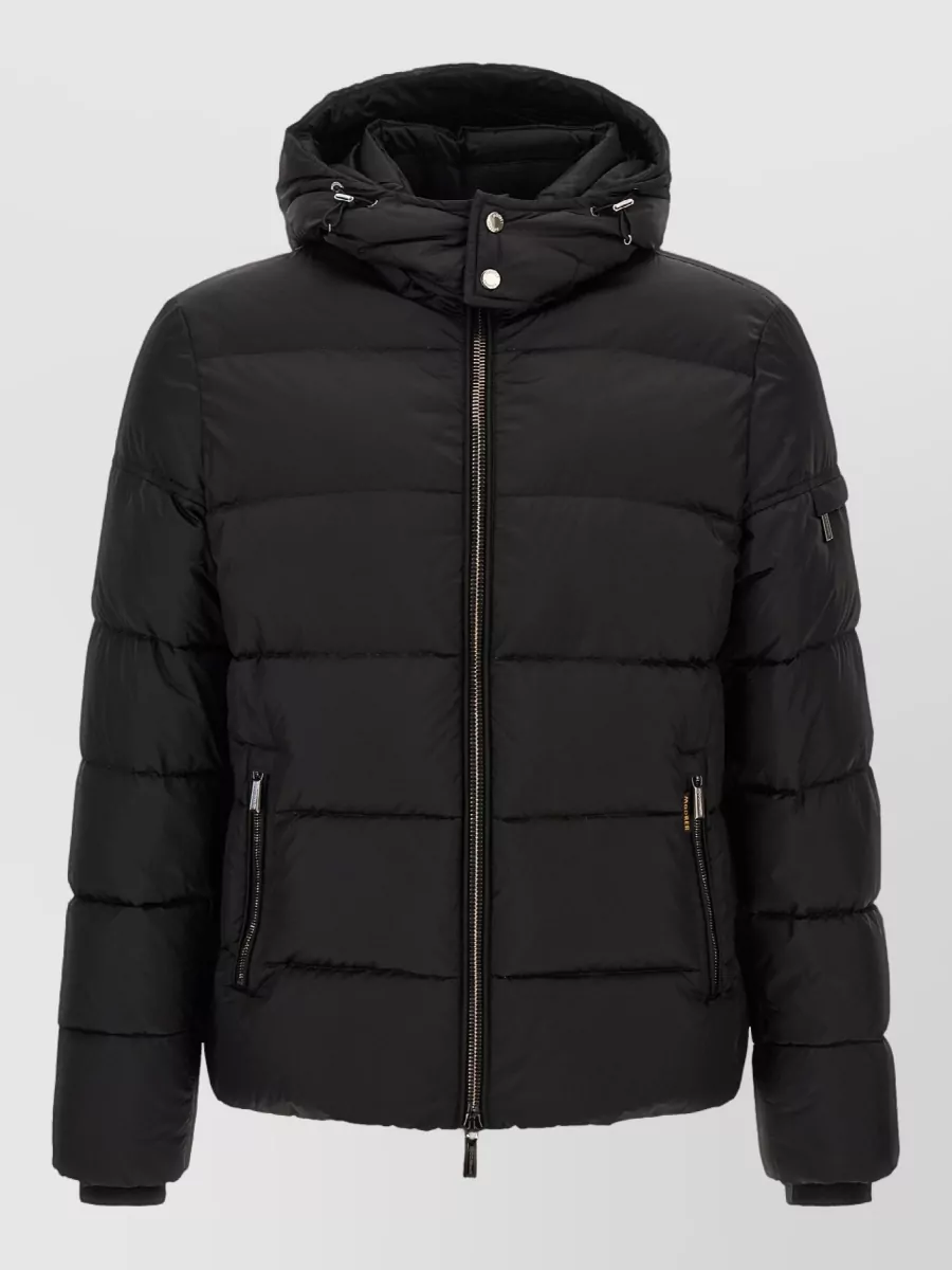 Moorer Cashmere Wool Quilted Puffer Jacket