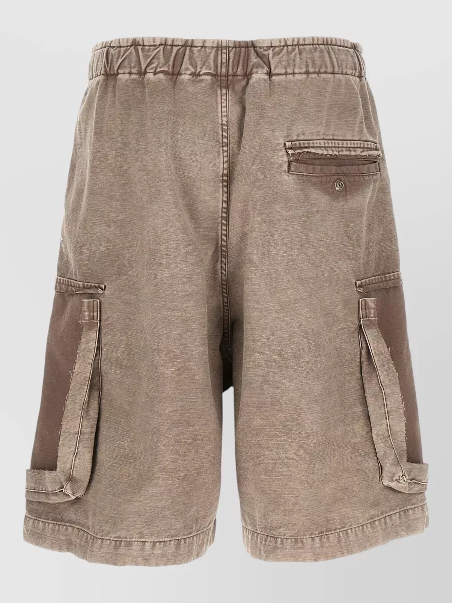 Maison Mihara Yasuhiro Cotton Wide-Leg Bermuda Shorts