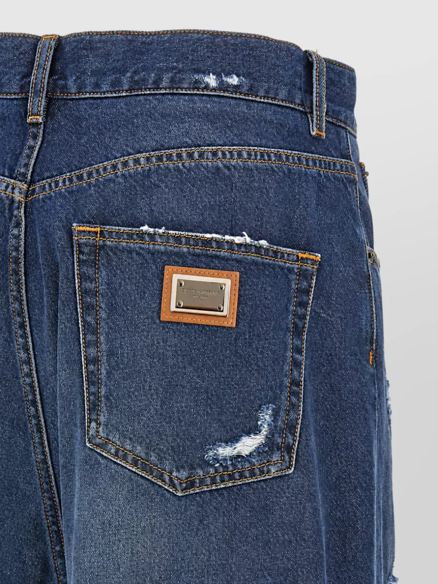 Dolce&Gabbana Denim Wide Leg Jeans