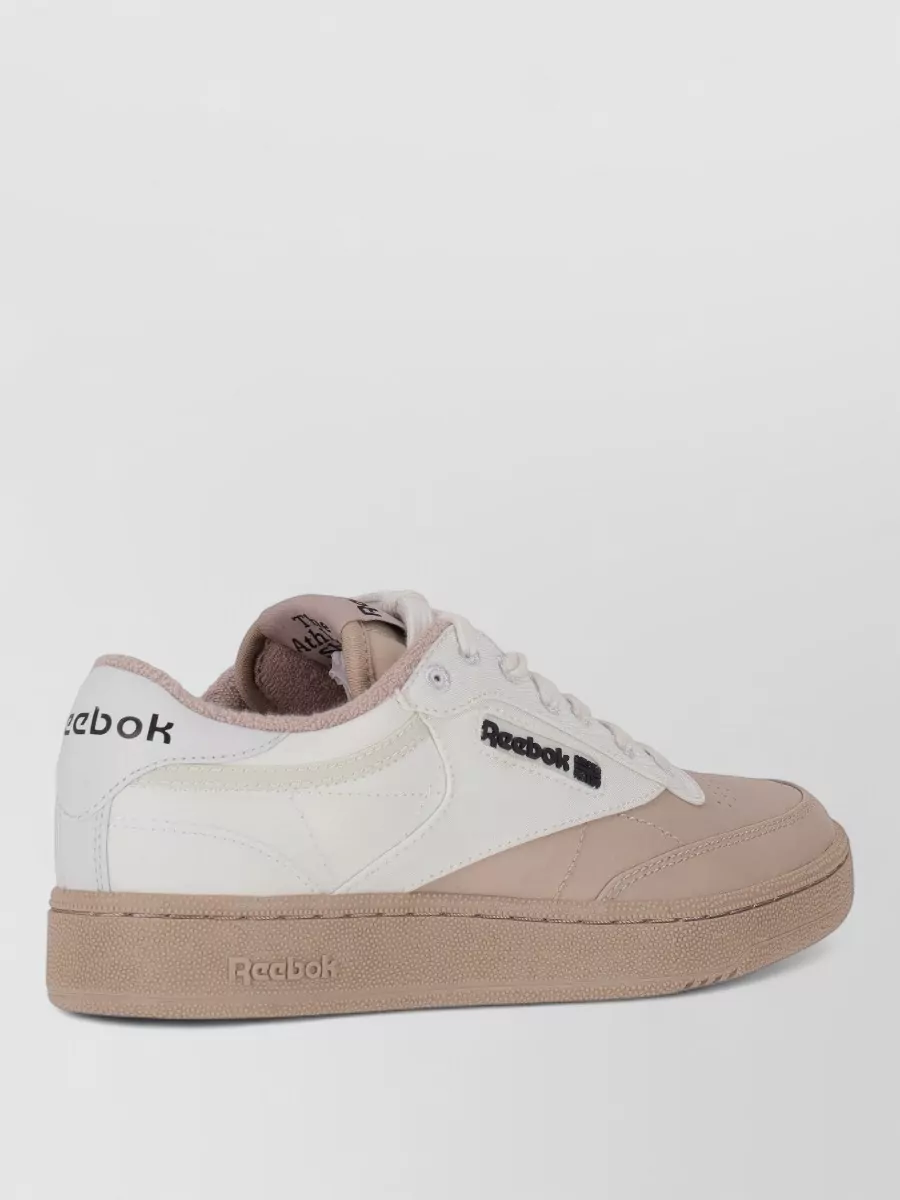 Reebok leather paneled low-top sneakers
