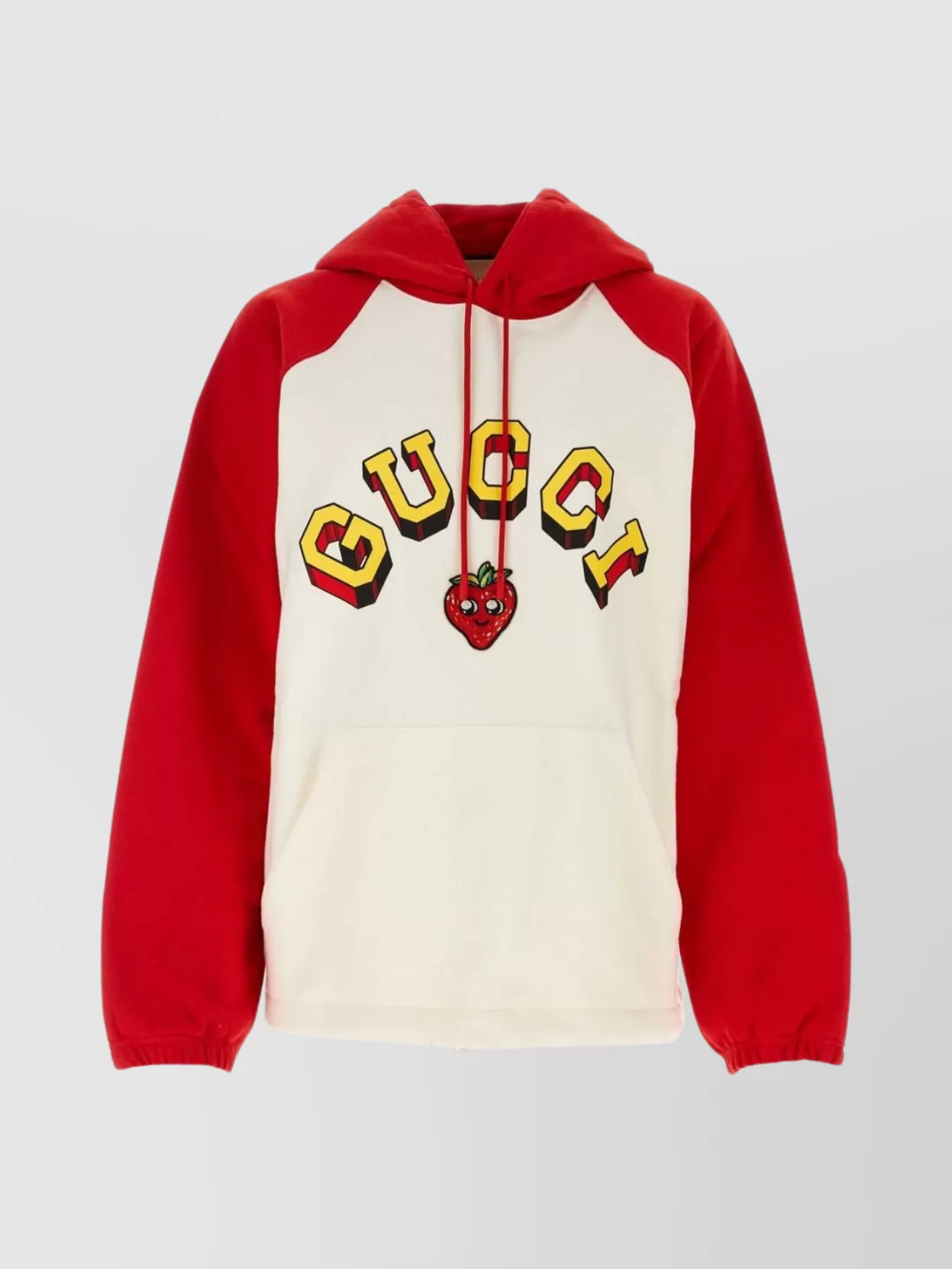 Shop Gucci Hooded Cotton Oversize Sweatshirt