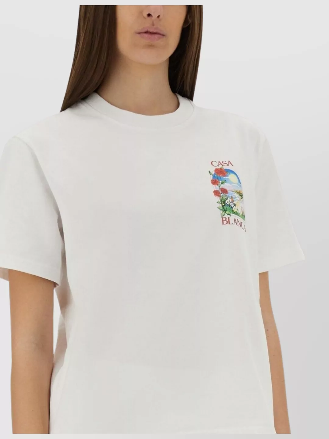 Casablanca La Days Printed T-shirt In White