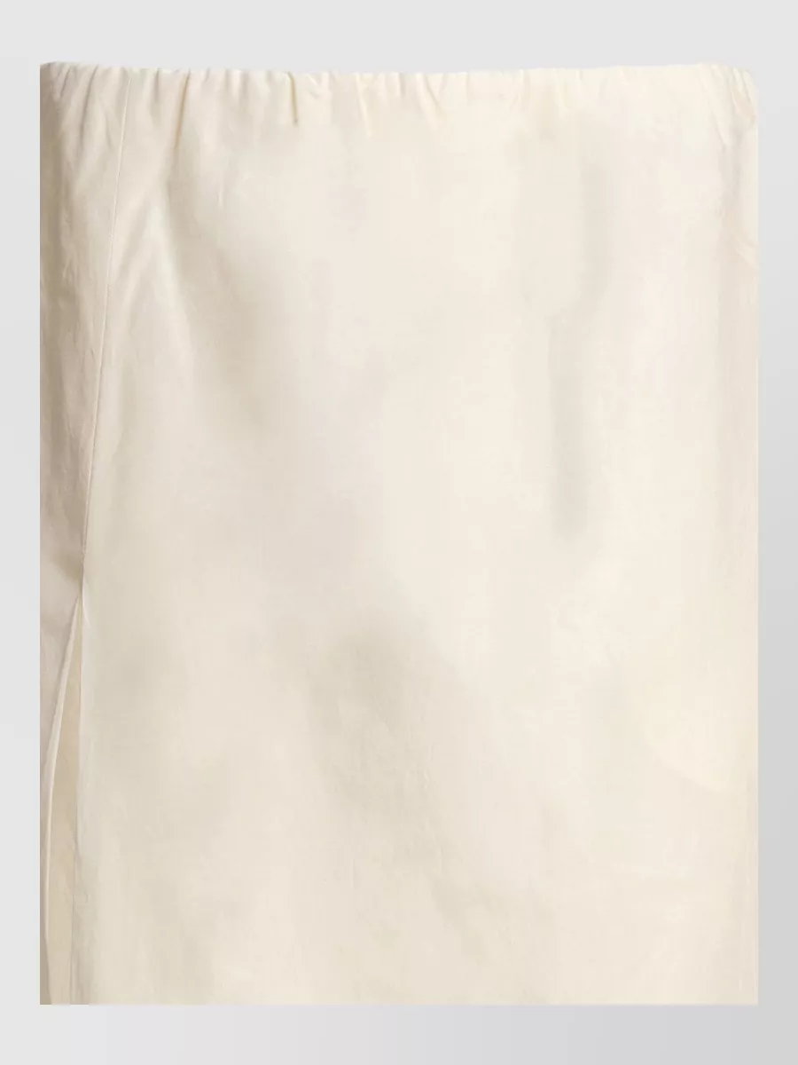 Loulou Studio silk straight skirt
