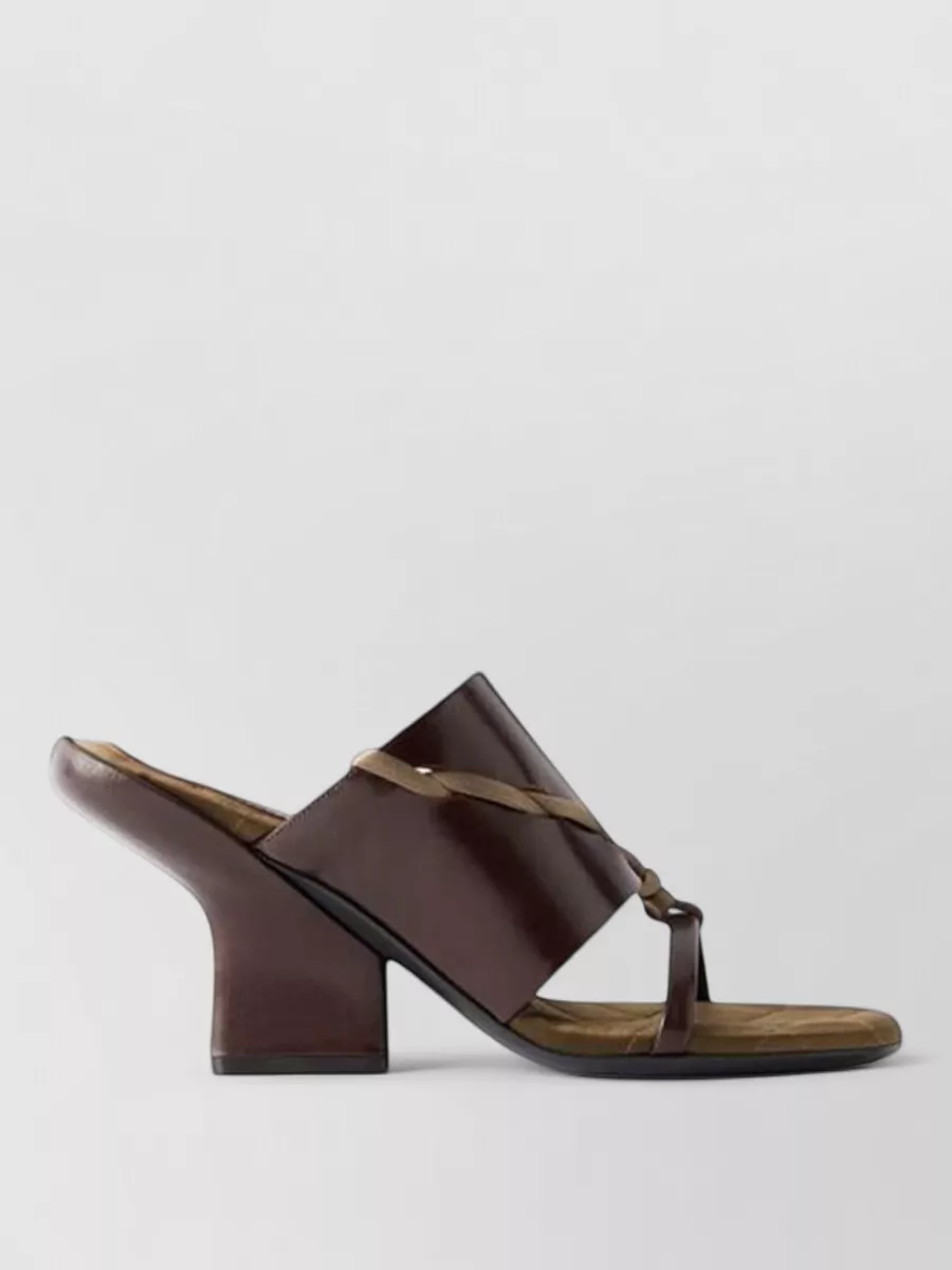 Dries Van Noten Leather Slippers
