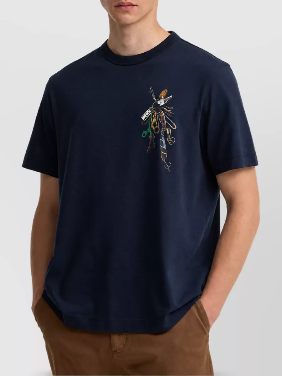 Barbour Printed Cotton Short-Sleeve T-Shirt